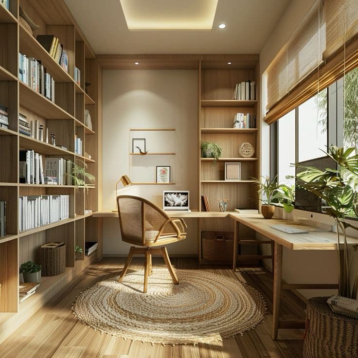 Scandinavian Home Office - After