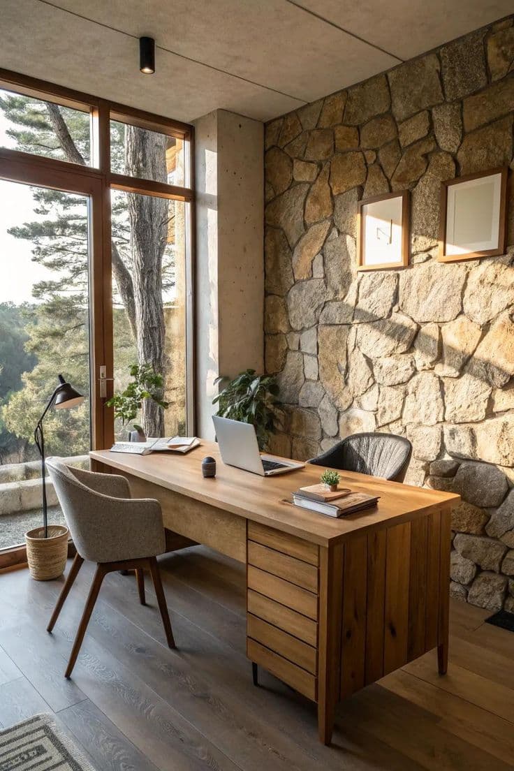 Nature Inspired Office - After