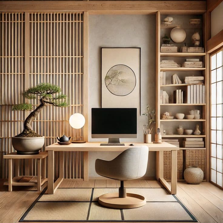 Scandinavian Home Office - Before