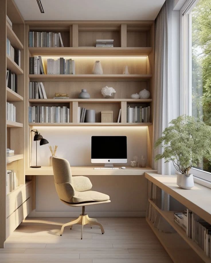 Scandinavian Home Office - Before